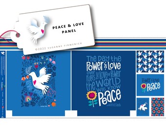 Peace and Love Collection, Canvas Panel, Hamburger Liebe