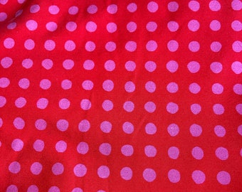 Hamburger Liebe Jersey red with pink dots