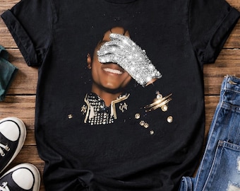 Retro King Of Pop Michael Trendy Jackson Graphic Tee Custom Unisex T-Shirt