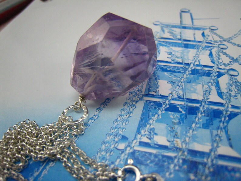 light amethyst necklace image 5