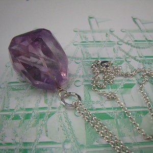 light amethyst necklace image 4