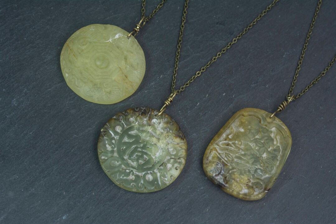 Chinese Jade Jewelry Lucky Gemstone Carving Pendant Traditional Chinese Jewelry Chinese Style Jewelry ancient Chinese Jewelry Etsy UK