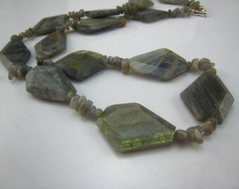 Labradorite Slab Necklace