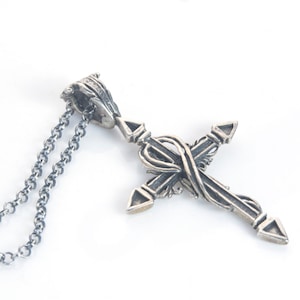 sterling silver cross pendant, jewellery cross pendant, silver Jesus necklace, silver jesus pendant, jewellery crosses necklace