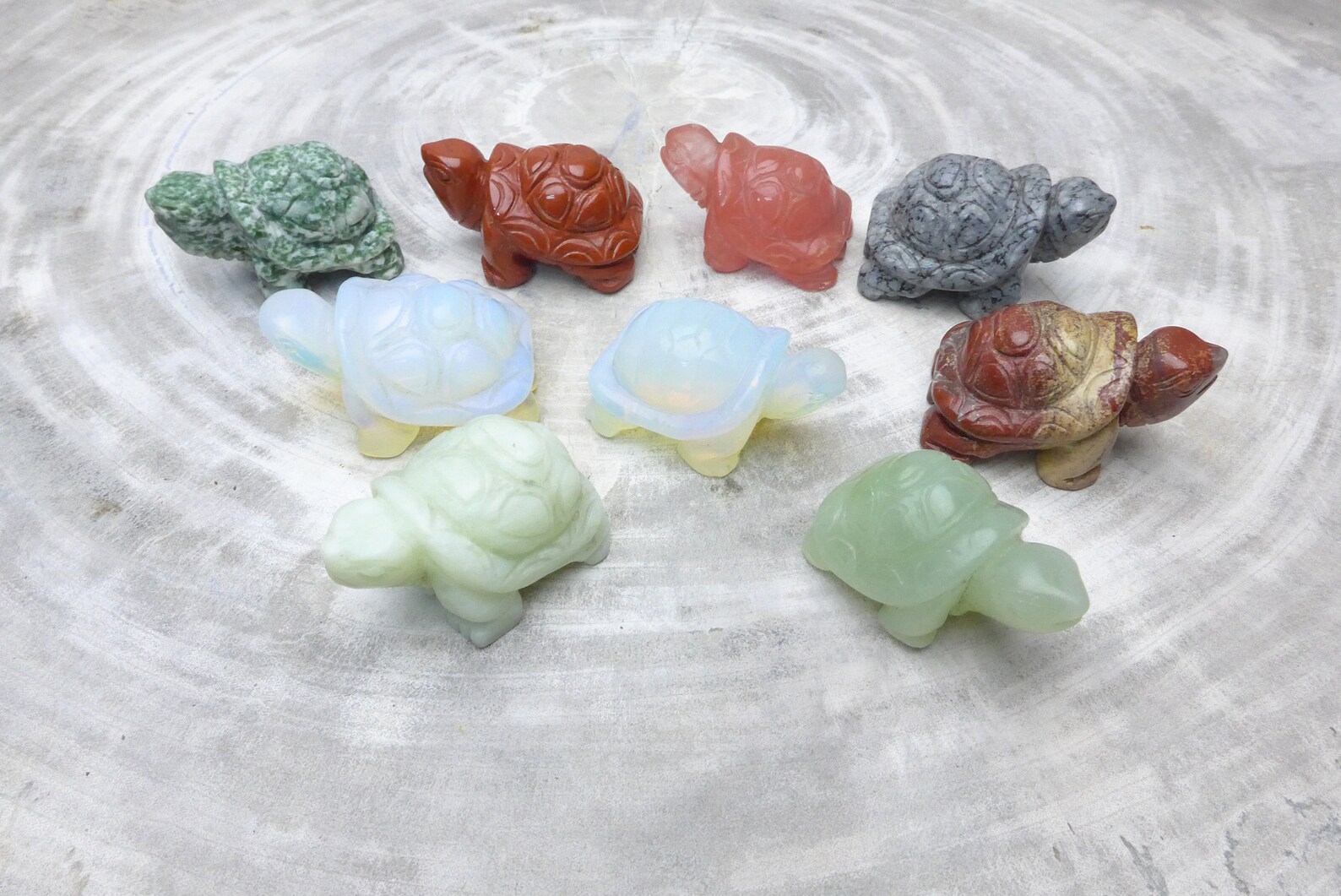 Gemstone Turtles Carved Gemstone Animals Engraved Gemstones - Etsy
