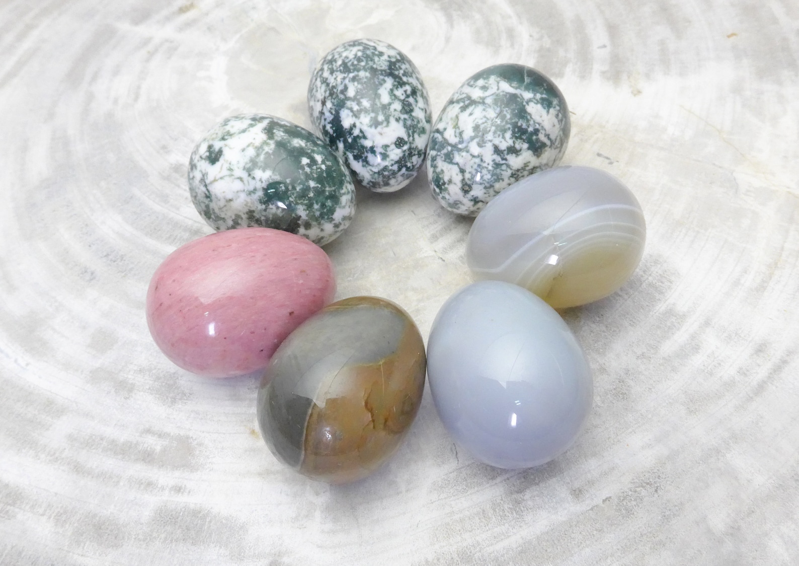 Natural Gemstone Eggs, Healing Crystal Eggs, Energy Stone Eggs, Chakra