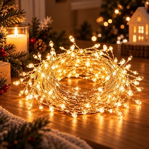 LED-ljusslinga, julljusslingor, koppartråd