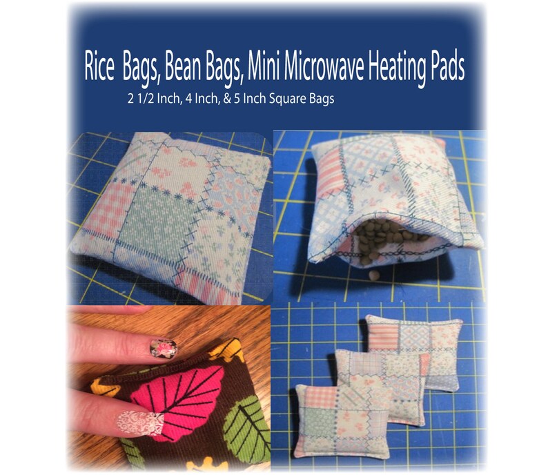 FREE Bean Bags Rice Bags Heating Bag Sewing Pattern PDF Etsy