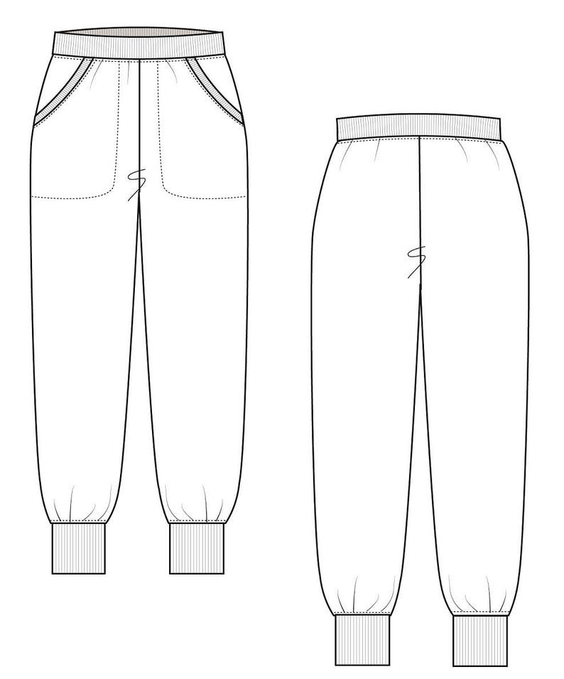 jogger pants sewing pattern