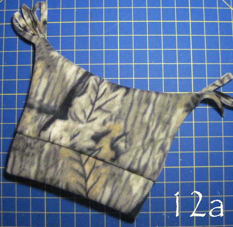 DIY Polar Fleece Hat PDF Sewing Pattern, Easy Sewing, One Size Fits All