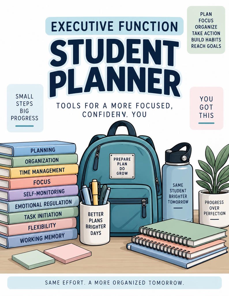 Studentplanerare för verkställande funktioner bild 1