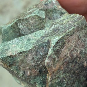 Raw Unakite Stone (84×51×48 mm) • Azusa Canyon California Lapidary Material