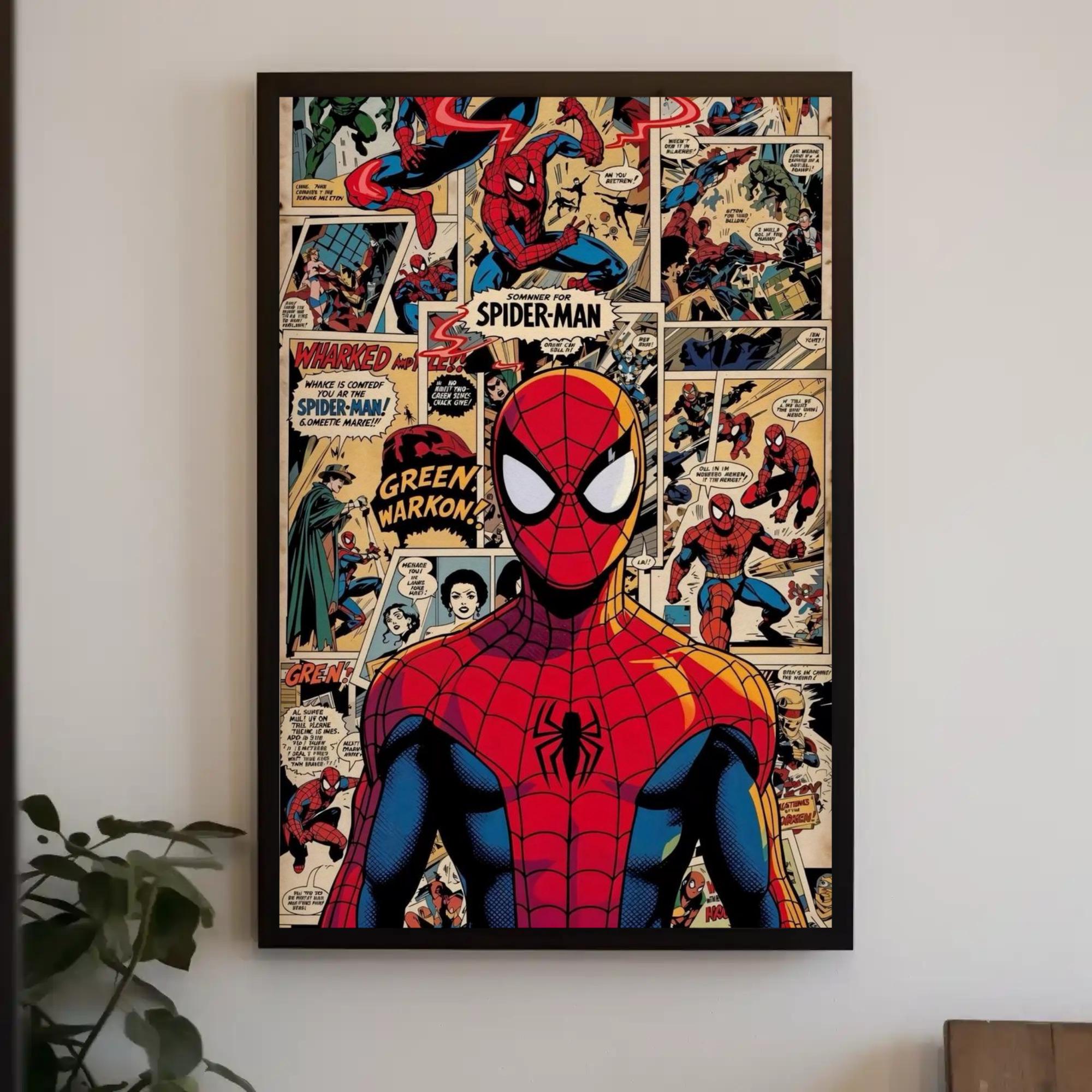 70s spiderman poster - Etsy 日本