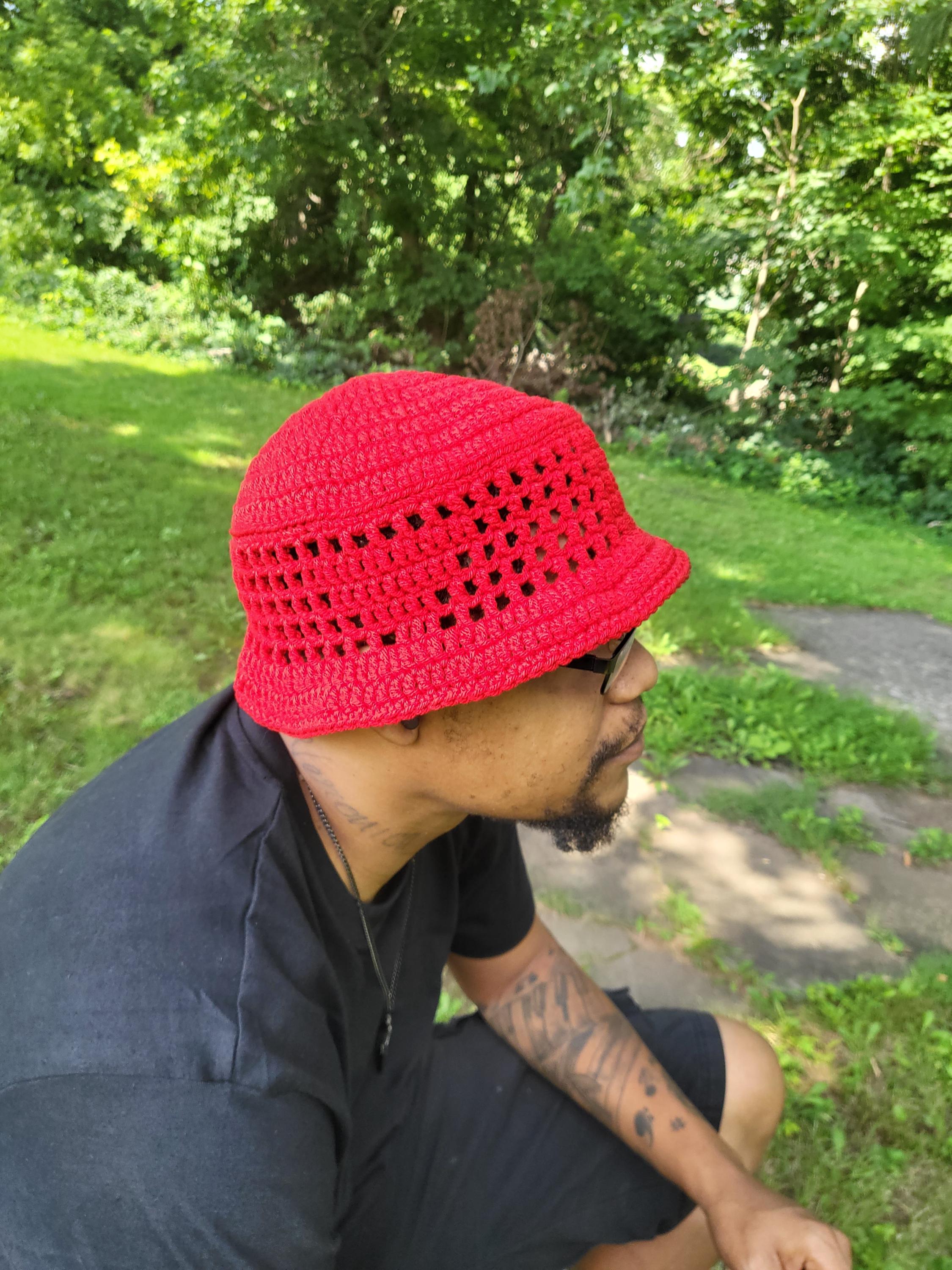 Prada Bucket Hat Crochet - Etsy