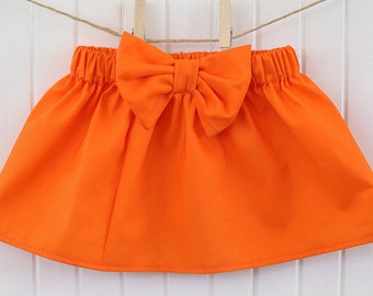 orange baby dress