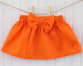orange infant dress