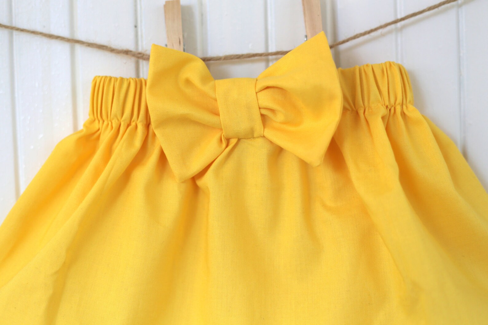 Yellow Baby Skirt/ Yellow Toddler Skirt/ Girls Yellow Bow Etsy