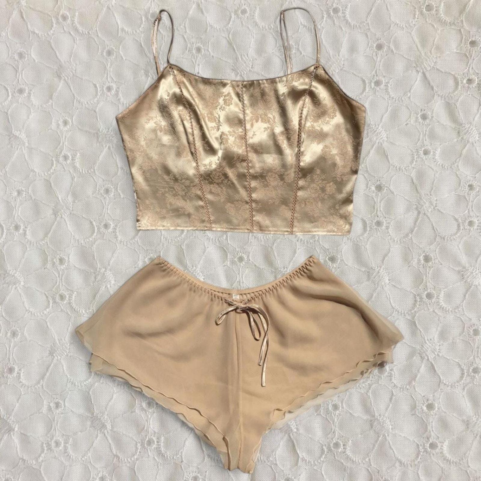 90s Lingerie Set - Etsy