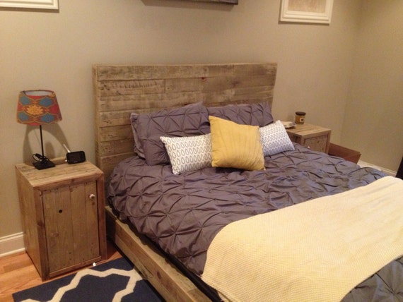 Weathered Oak Bed Frame