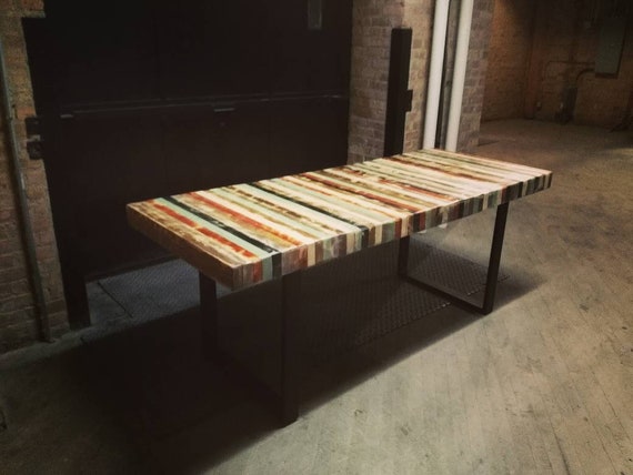 Butcher Block Dining Table Etsy