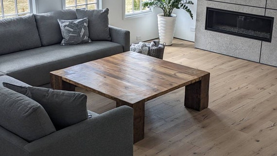 Barn Beam Wood Coffee Table Etsy UK