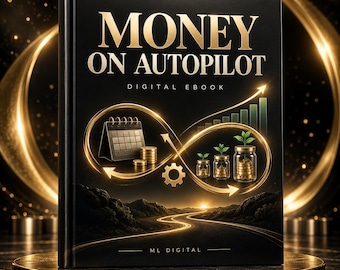 eBook "Dinheiro no Piloto Automático" | Sistema de Orçamento e Contas Ideal para TDAH | Download instantâneo em PDF