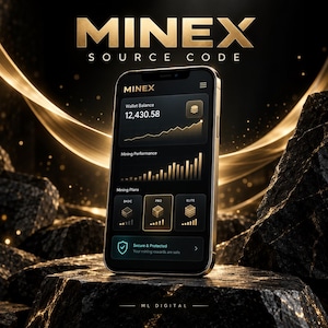 MineX Mining Dashboard App Source Code | React Native Expo Crypto Rewards Tracker | Full Rights Included