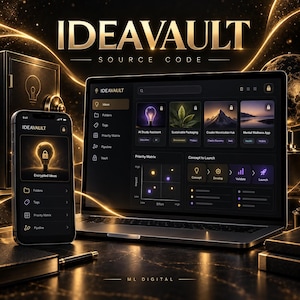 IdeaVault - Idea & Asset Manager App Source Code | React SQLite | Full Rights Included