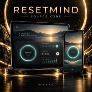 ResetMind Source Code | React Native Expo Wellness App | Ready to Deploy | Full Rights Included