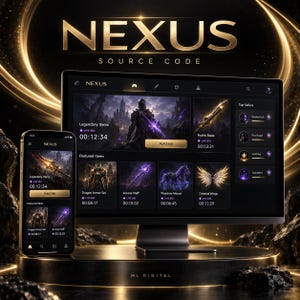 Código fuente de NEXUS Gaming Marketplace | Aplicación full stack con React Native Expo | Lista para implementar | Todos los derechos incluidos