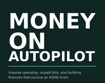 Money on Autopilot eBook | ADHD Friendly Bill and Budget System | PDF instant download