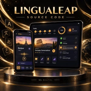 LinguaLeap Language Learning App Source Code | React Native Expo | Ready to Deploy | Full Rights Included