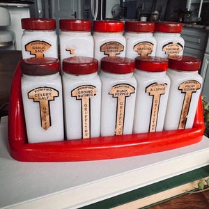 Griffiths Spice Rack and Jars - Etsy