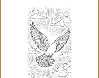 Be Still Christian Coloring Book | 10 Bible Verse Pages (Digital Download)