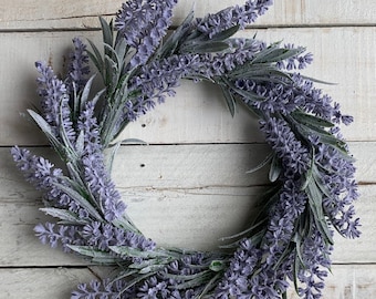 Farmhouse Decor, Lavender Wreath, Lavendar Wreath, Mini Wreath, Summer Wreath, Accent Wreath,Farmhouse Wreath, Year Round Wreath