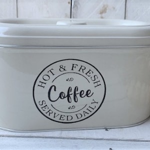 Farmhouse Decor, Coffee Bar Decor, Kitchen Storage, Coffee Storage, Coffee Container, Coffee Pod Box, Kitchen Decor, Farmhouse Storage