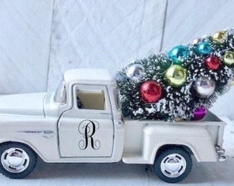 Diecast Vintage Pickup Truck Christmas Tree, Christmas Tree Truck, Farmhouse Christmas, Farmhouse Christmas Decor, Farmhouse Truck