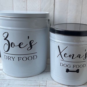 Decorative cat food containers cheap