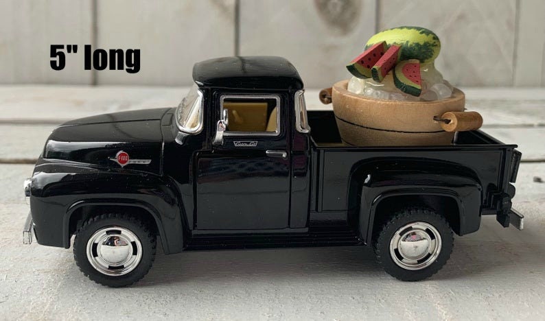 diecast red truck