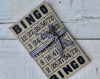 Farmhouse Decor, Bingo Cards, Vintage Bingo Cards, Vintage Game Cards, Farmhouse Accent, Tiered Tray Decor, Tier Tray Decor