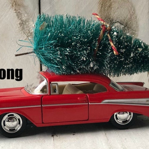 Farmhouse Christmas Decor Christmas Tree Car '57 Chevy Etsy
