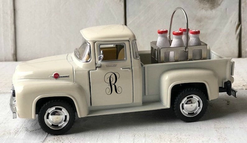 little red toy truck