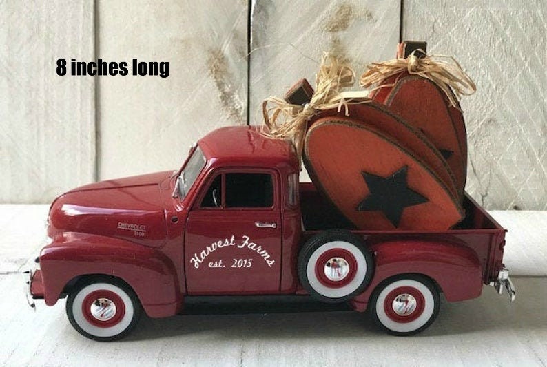 farmhouse metal truck