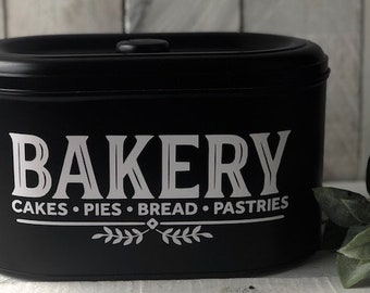 Farmhouse  Decor, Personalized Tin, Cookie Tin, Farmhouse Storage, Farmhouse Kitchen Decor, Personalized Cookie Tin, Bakery Decor