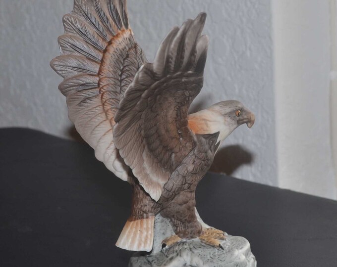 Royal Heritage American Eagle Porcelain Sculpture Figurine Etsy