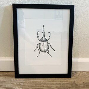 Hercules Beetle Art Print