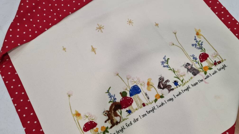 Baby Blanket Hand Embroidery Design by TAETIA Bunny Rug PDF Etsy