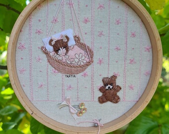 mouse baby embroidery FULL KIT by TAETIA