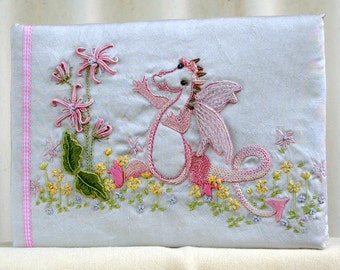 Needlework Baby Dragon Baby Photo Album PDF PATTERN & Hand Embroidery Instructions--baby album--Stumpwork