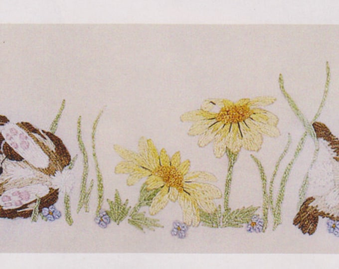 Hand Embroidered Baby Sheet Bunnies PDF Pattern & Etsy